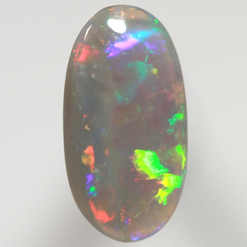 SOLID SEMI BLACK OPAL Crispy bright fire, red and green